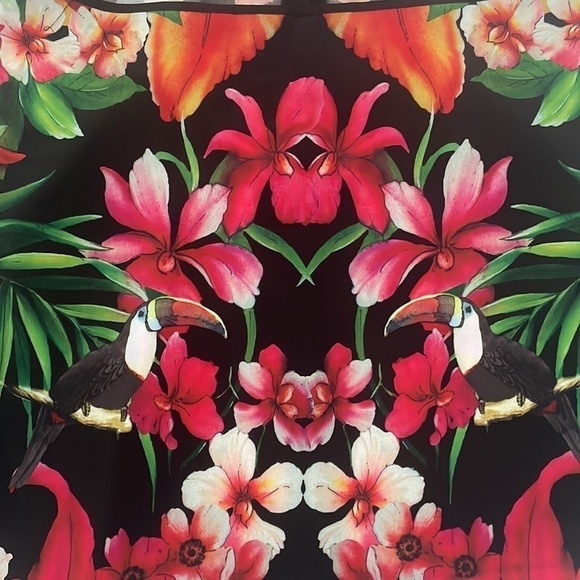 Ted Baker Tropical Toucan Tank Top Cami Medium - Picture 9 of 10